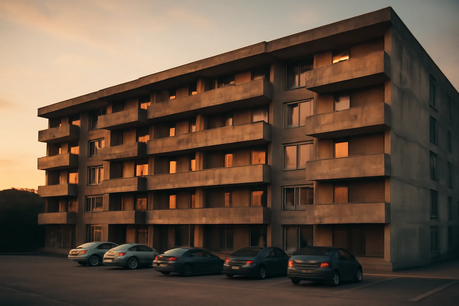 Mid-rise condo building exterior representing reserve study and reserve fund planning
