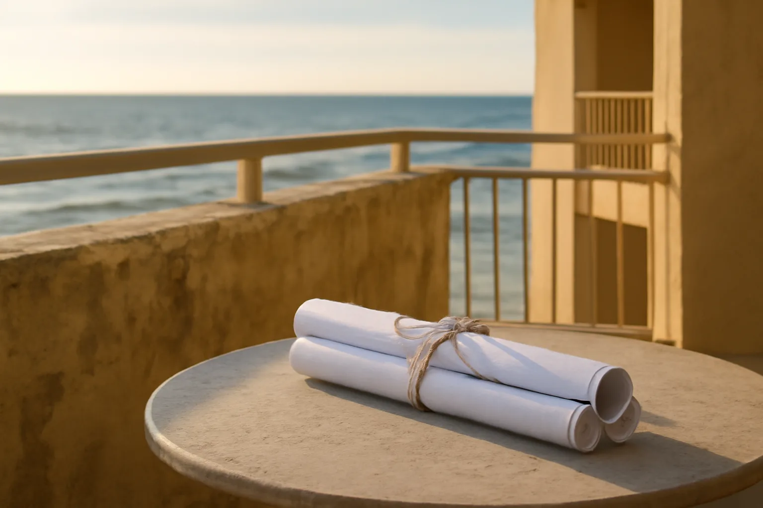 Coastal Naples condo balcony and seawall representing special assessment and structural repair decisions