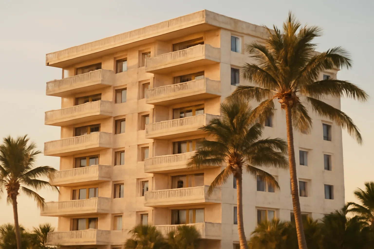 Florida coastal condo building exterior representing reserve funding and structural inspection planning